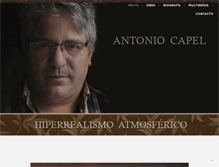 Tablet Screenshot of antoniocapel.com